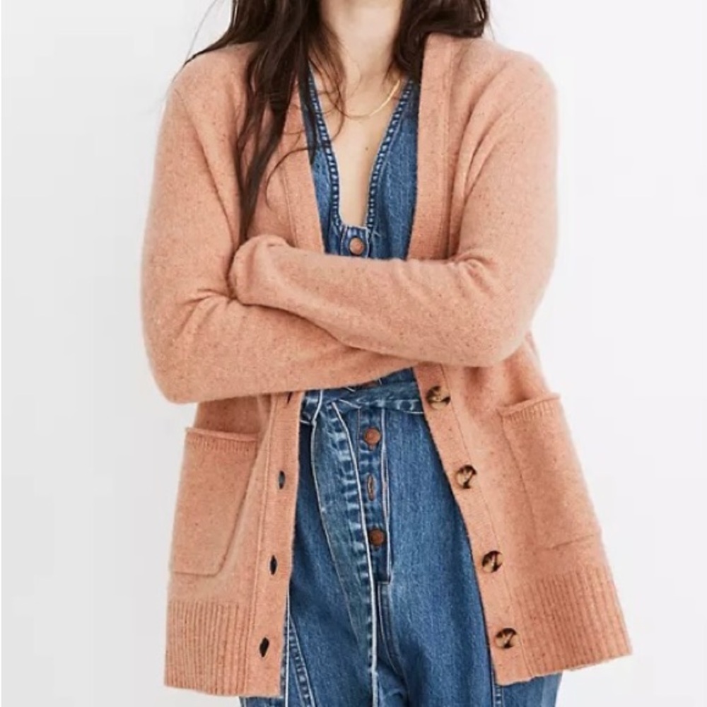 Madewell Donegal Maysfield Cardigan merino wool NWT